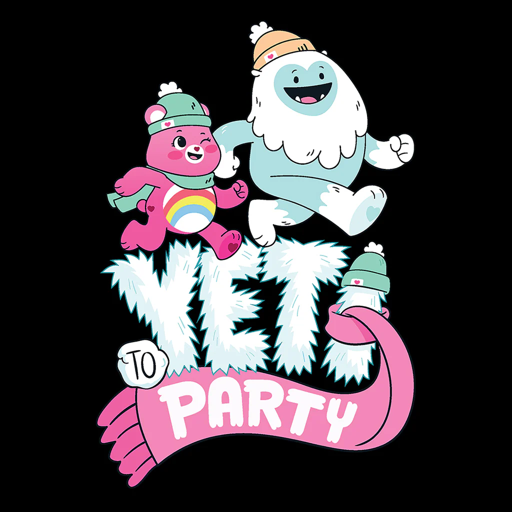 Care Bears Unlock The Magic Christmas Yeti Party Women's Hooded Sweatshirt - Image 4