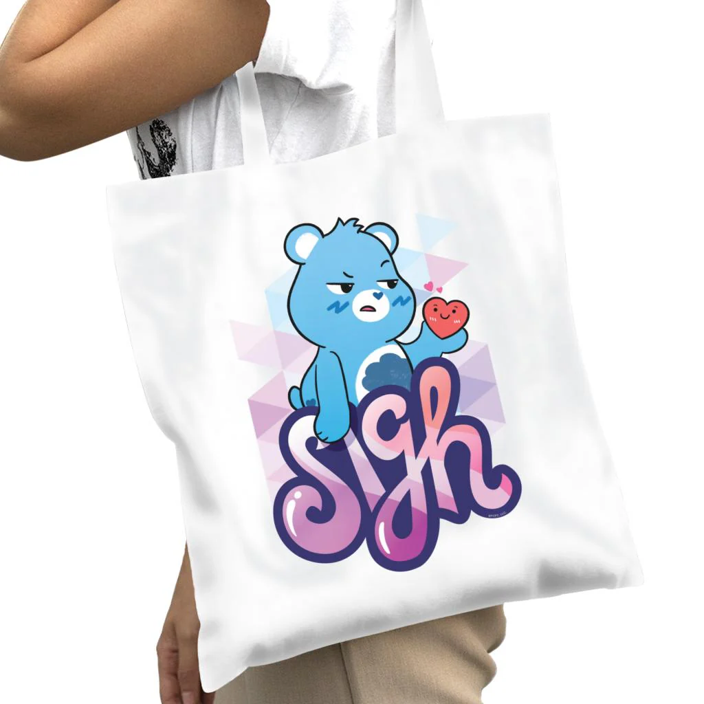 Unlock The Magic Grumpy Bear Sigh Tote Bag - Image 3