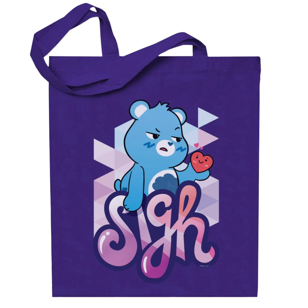 Unlock The Magic Grumpy Bear Sigh Tote Bag - Image 4