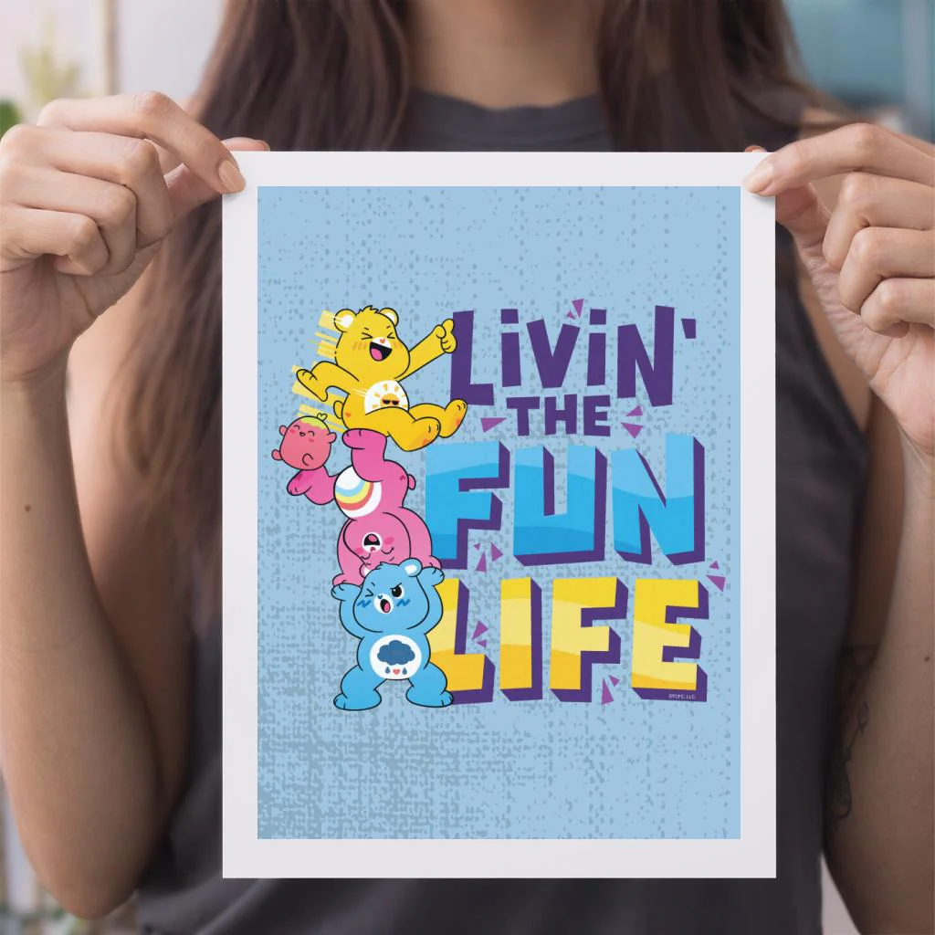 Unlock The Magic Livin The Fun Life A4 Print - Image 3