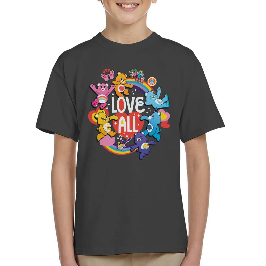 Unlock The Magic Love All White Text Kids T-Shirt