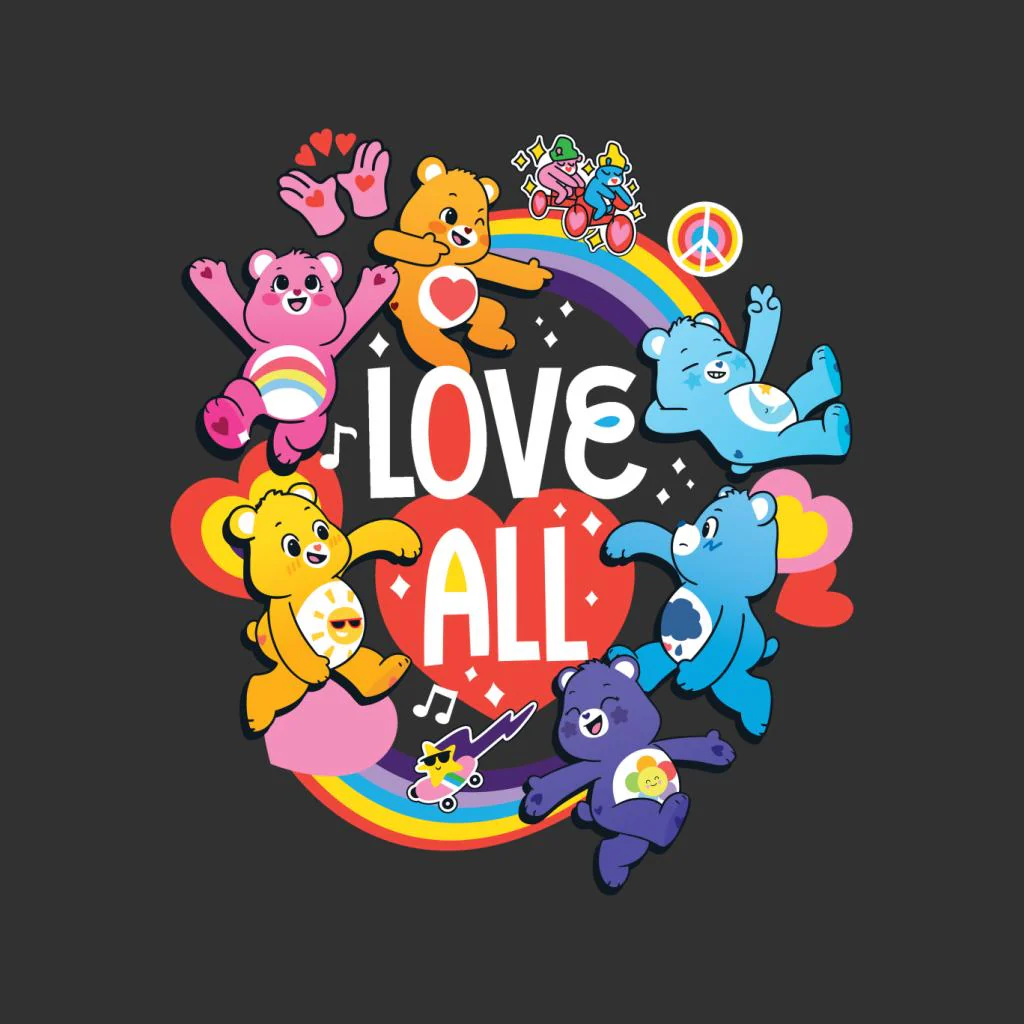 Unlock The Magic Love All White Text Kids T-Shirt - Image 2