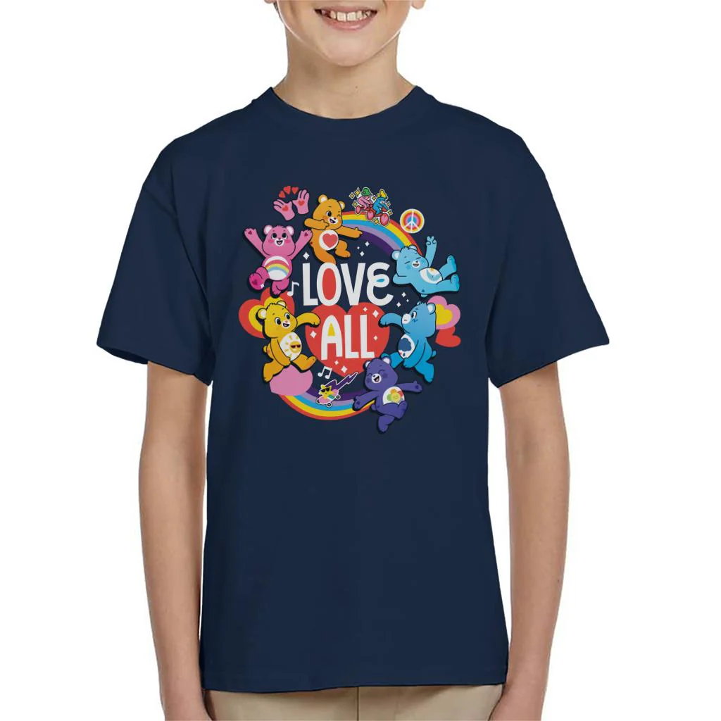 Unlock The Magic Love All White Text Kids T-Shirt - Image 3