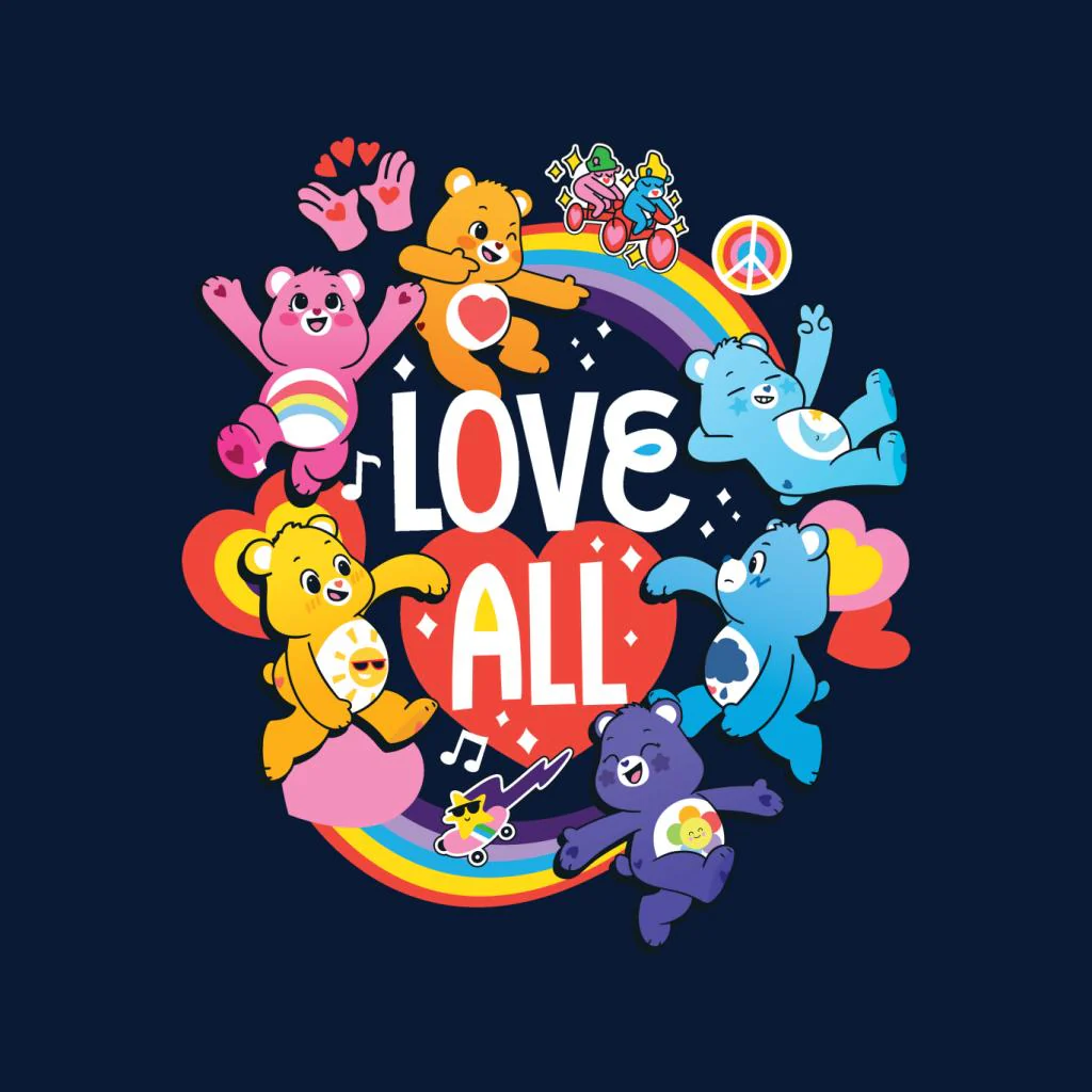 Unlock The Magic Love All White Text Men's T-Shirt - Image 2