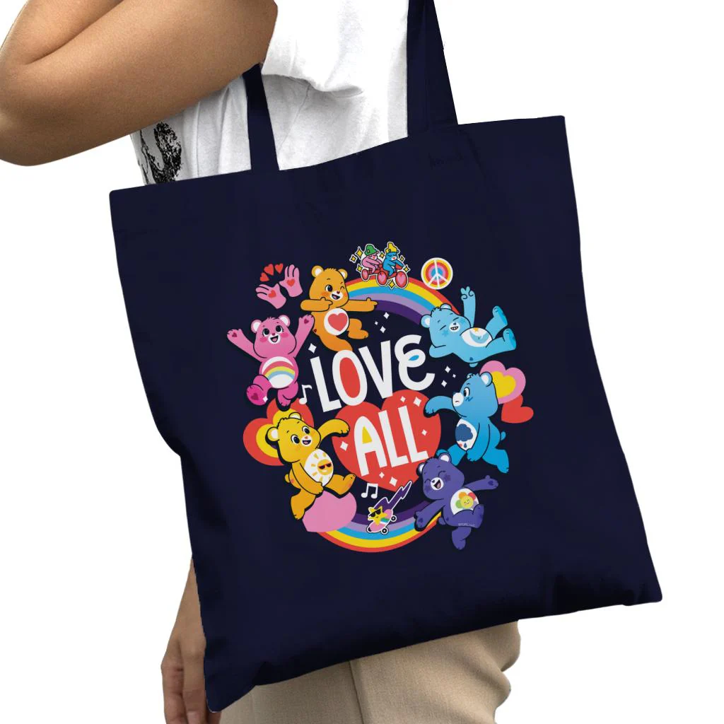 Unlock The Magic Love All White Text Tote Bag - Image 3