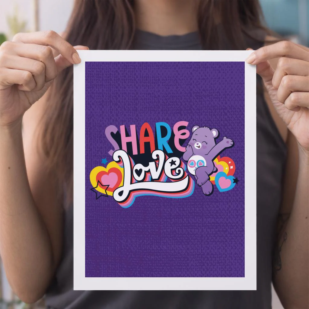 Unlock The Magic Share Love A4 Print - Image 3