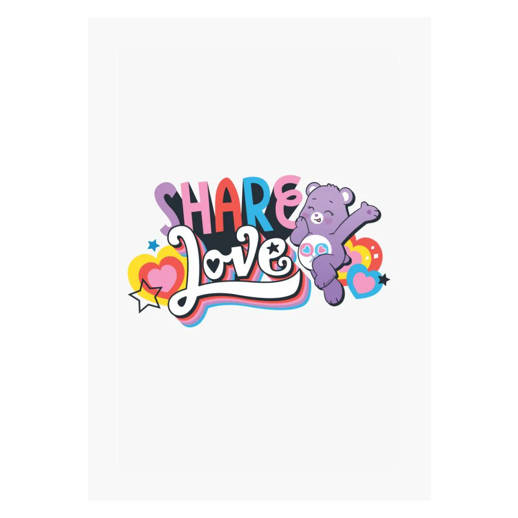 Unlock The Magic Share Love A4 Print - Image 4