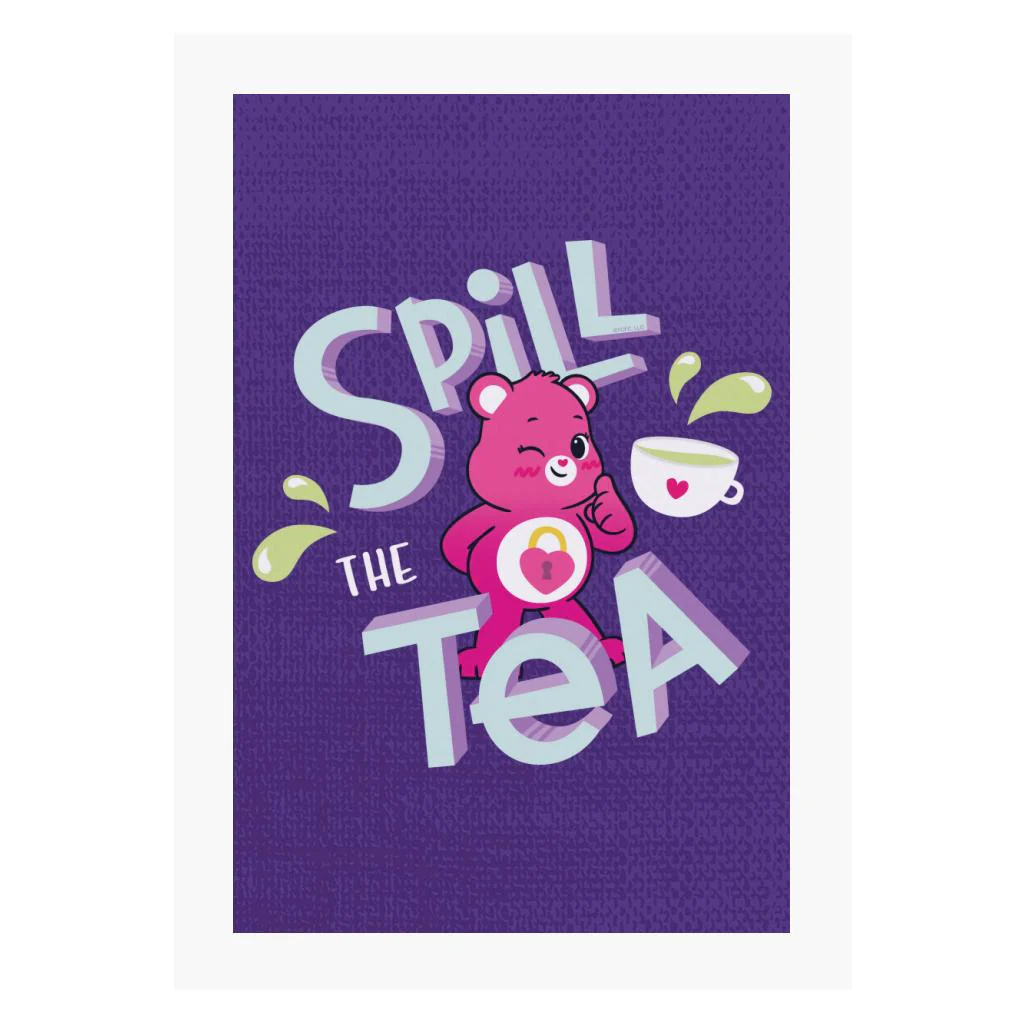 Unlock The Magic Spill The Tea A4 Print