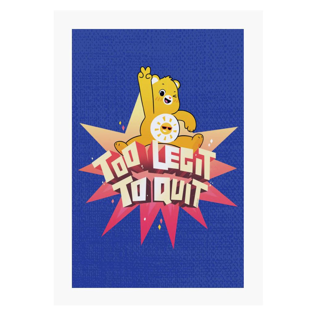 Unlock The Magic Too Legit To Quit A4 Print