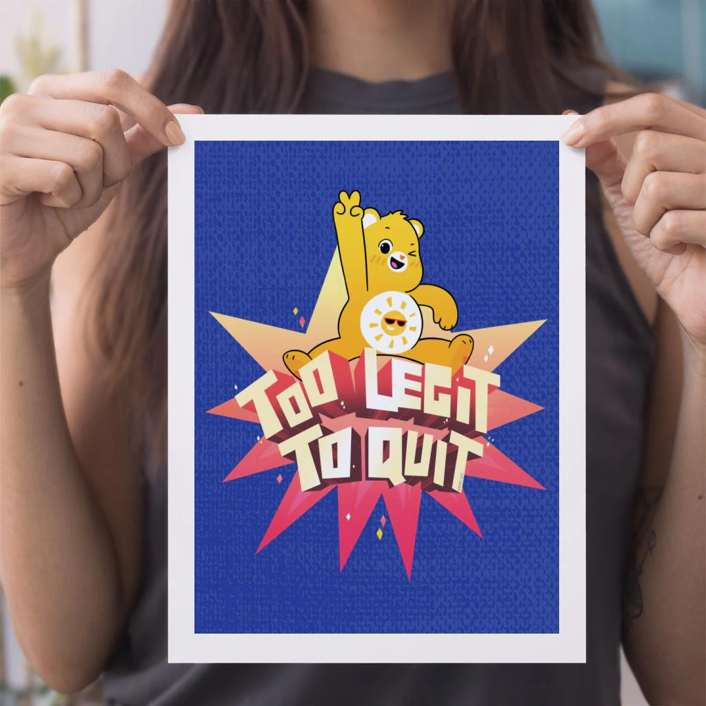 Unlock The Magic Too Legit To Quit A4 Print - Image 3