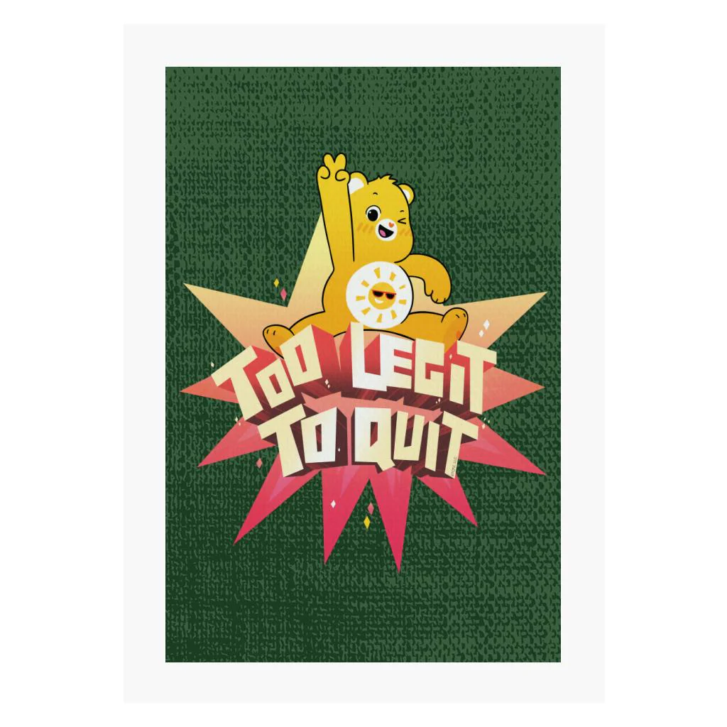 Unlock The Magic Too Legit To Quit A4 Print - Image 4