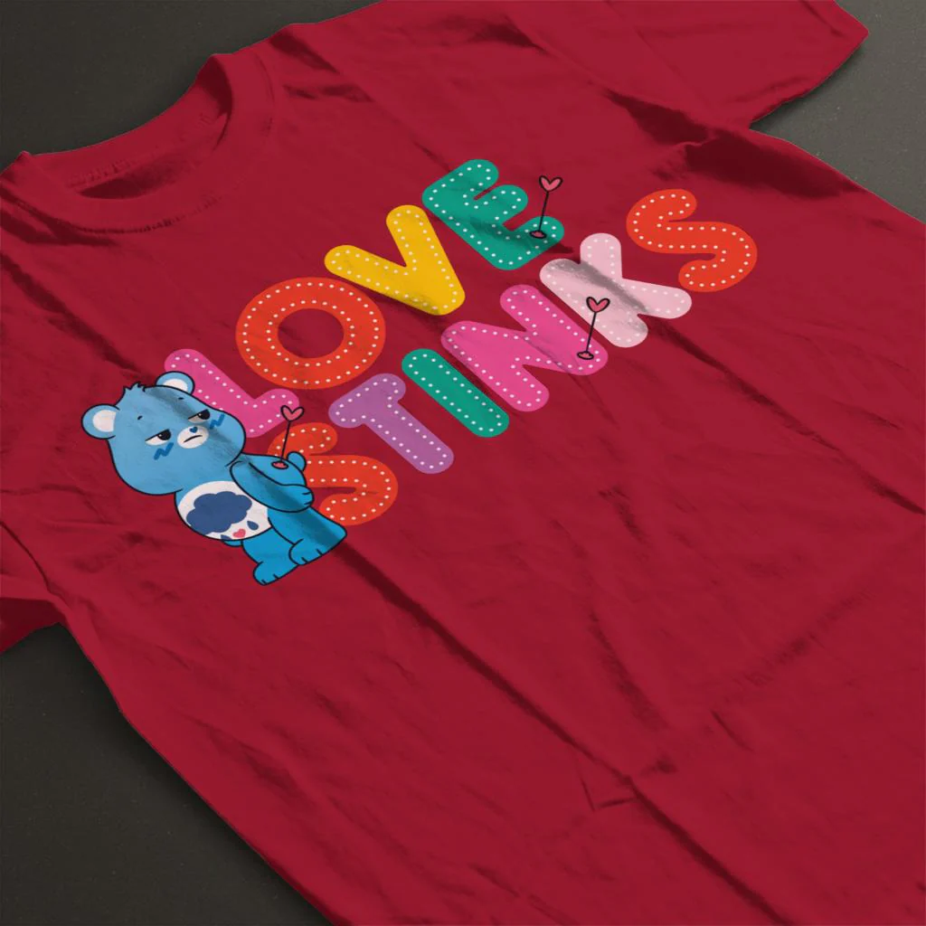 Unlock The Magic Grumpy Bear Love Stinks Men's T-Shirt - Image 7