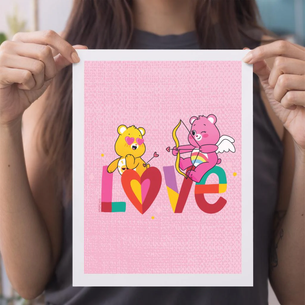 Unlock The Magic Love Arrows A4 Print - Image 3