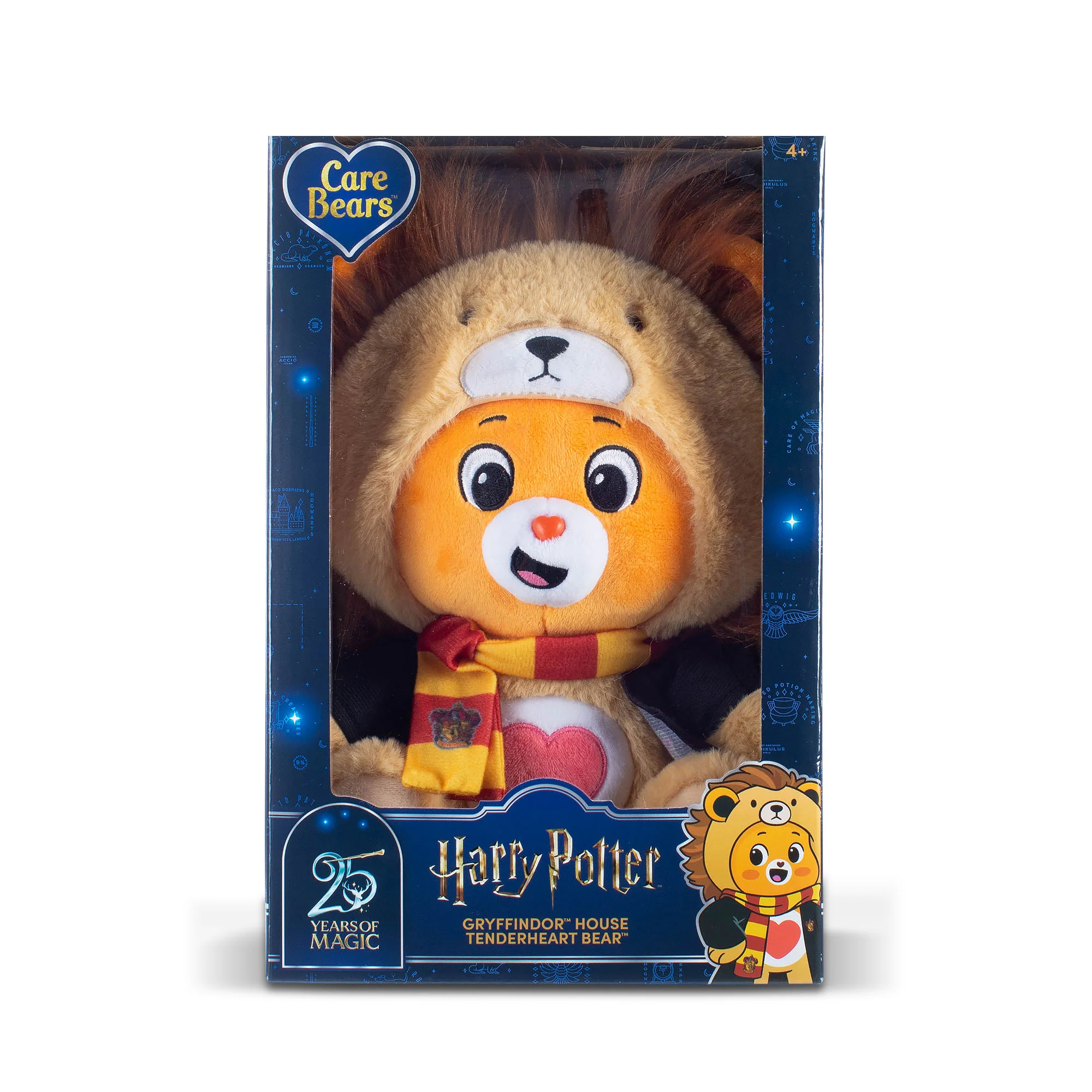 Care Bears x Harry Potter Magic Hoodie Mascot Tenderheart Bear x Gryffindor 30cm Plush - Image 7