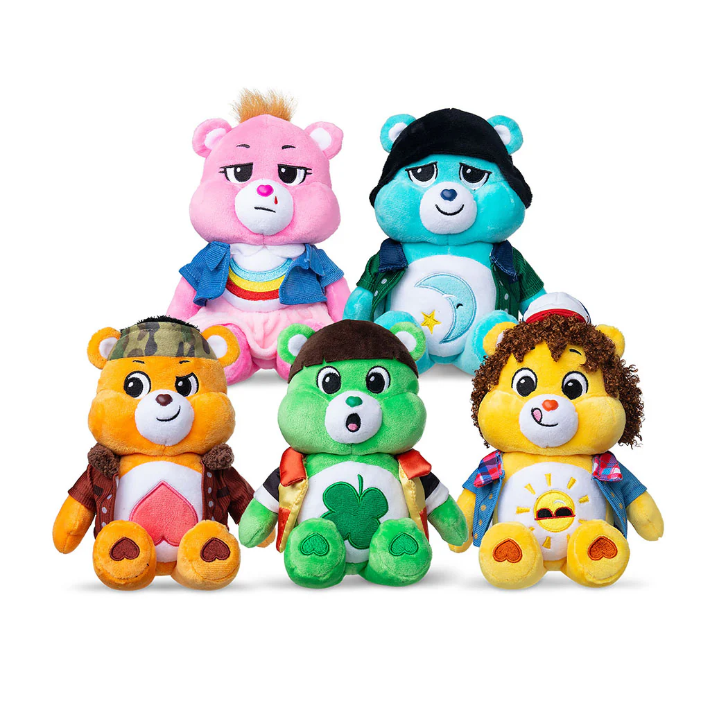 Care Bears x Stranger Things - Cheer Bear As Eleven 22cm Plush - Image 4