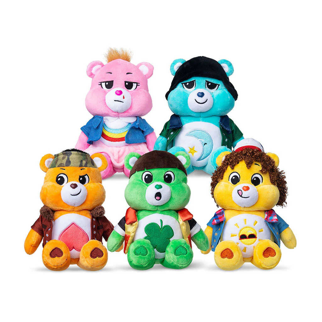 Care Bears x Stranger Things - Funshine Bear as Dustin 22cm Plush - Image 4