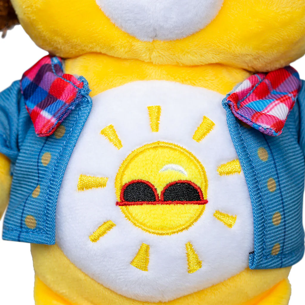 Care Bears x Stranger Things - Funshine Bear as Dustin 22cm Plush - Image 6