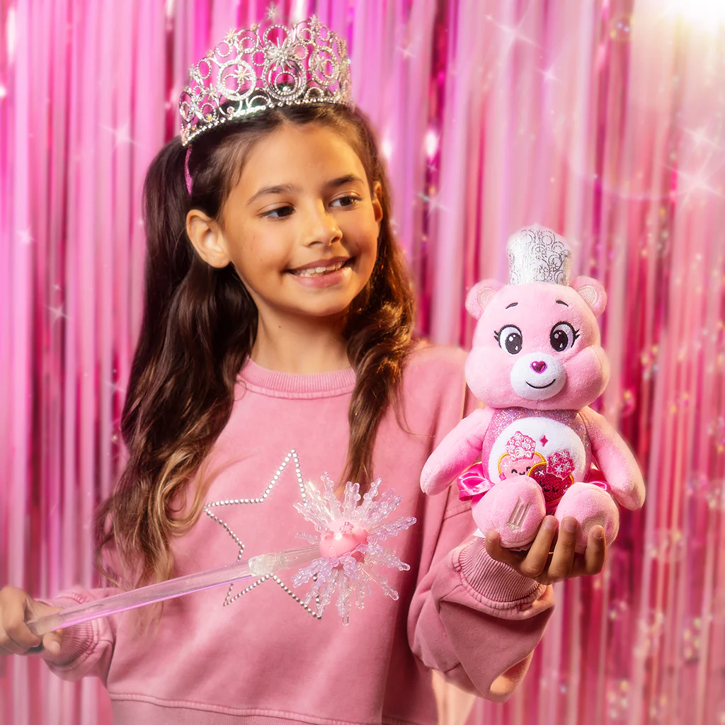Care Bears x Wicked - Love-a-Lot Bear as Glinda Upland 22cm Plush - Image 4
