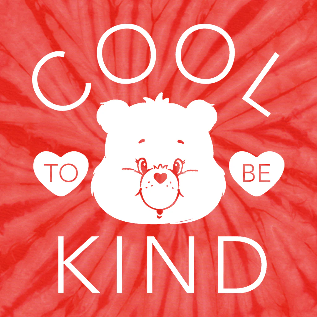 Cool to be Kind Tie Dye Kids T-Shirt - Image 2