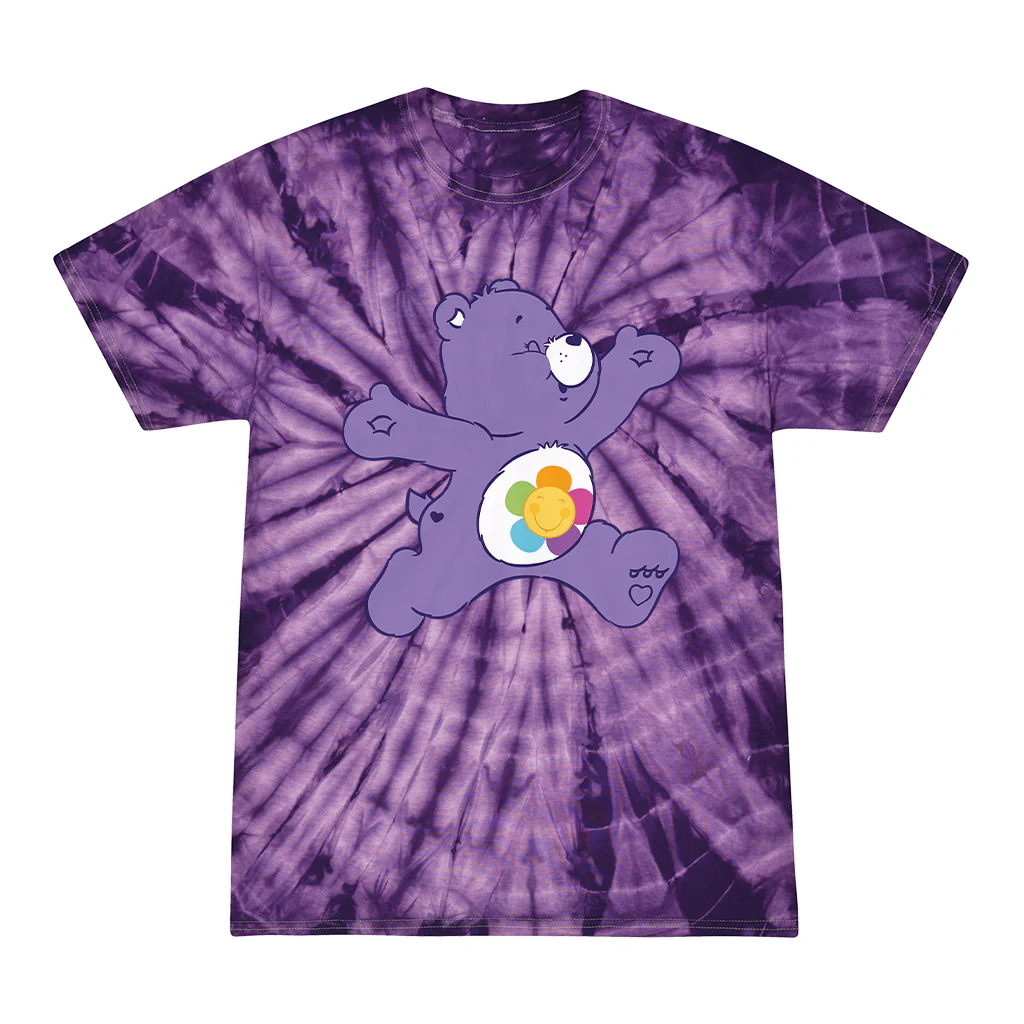 Harmony Bear Tie Dye Kids T-Shirt - Image 3