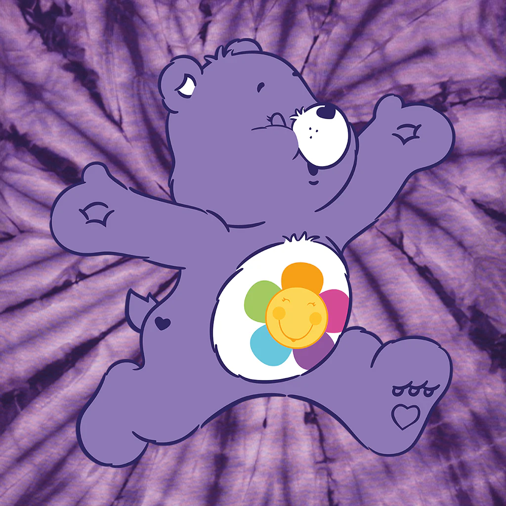 Harmony Bear Tie Dye Kids T-Shirt - Image 4