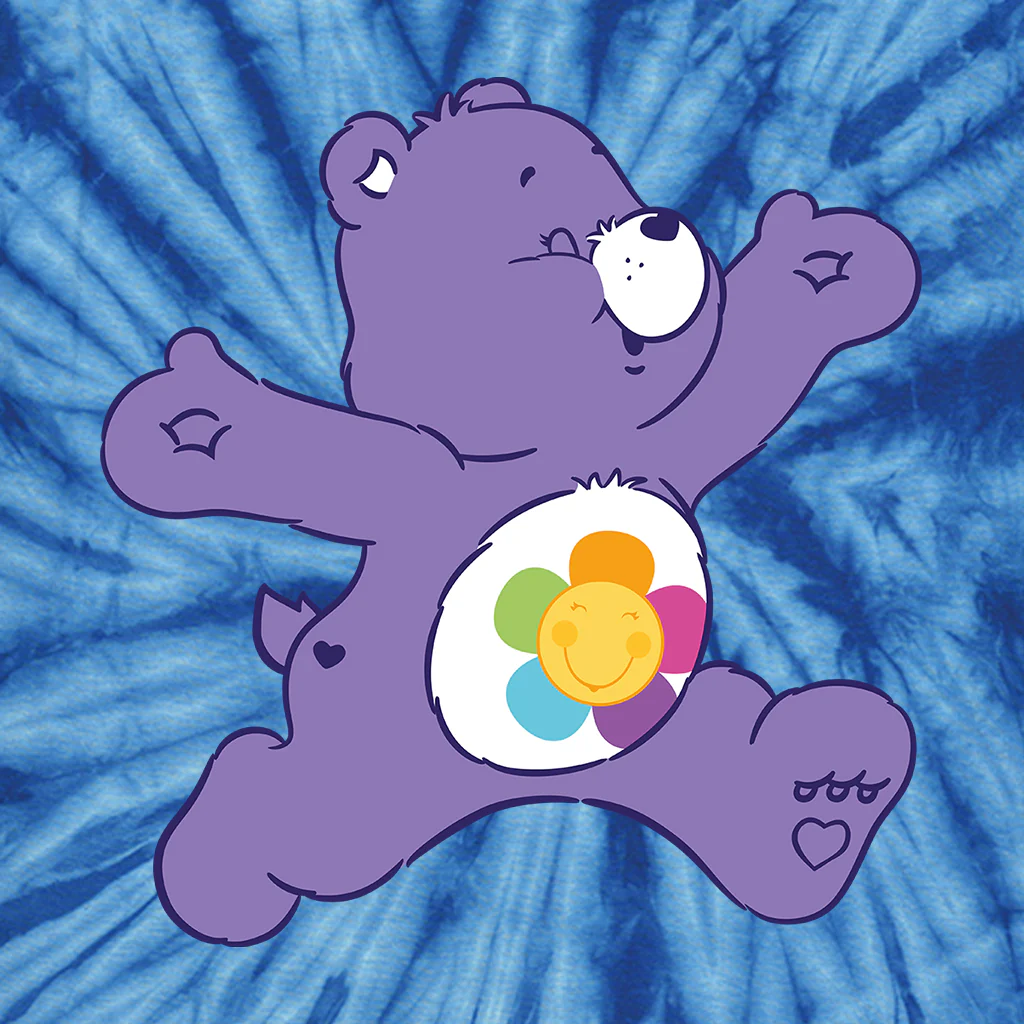 Harmony Bear Tie Dye Kids T-Shirt - Image 5