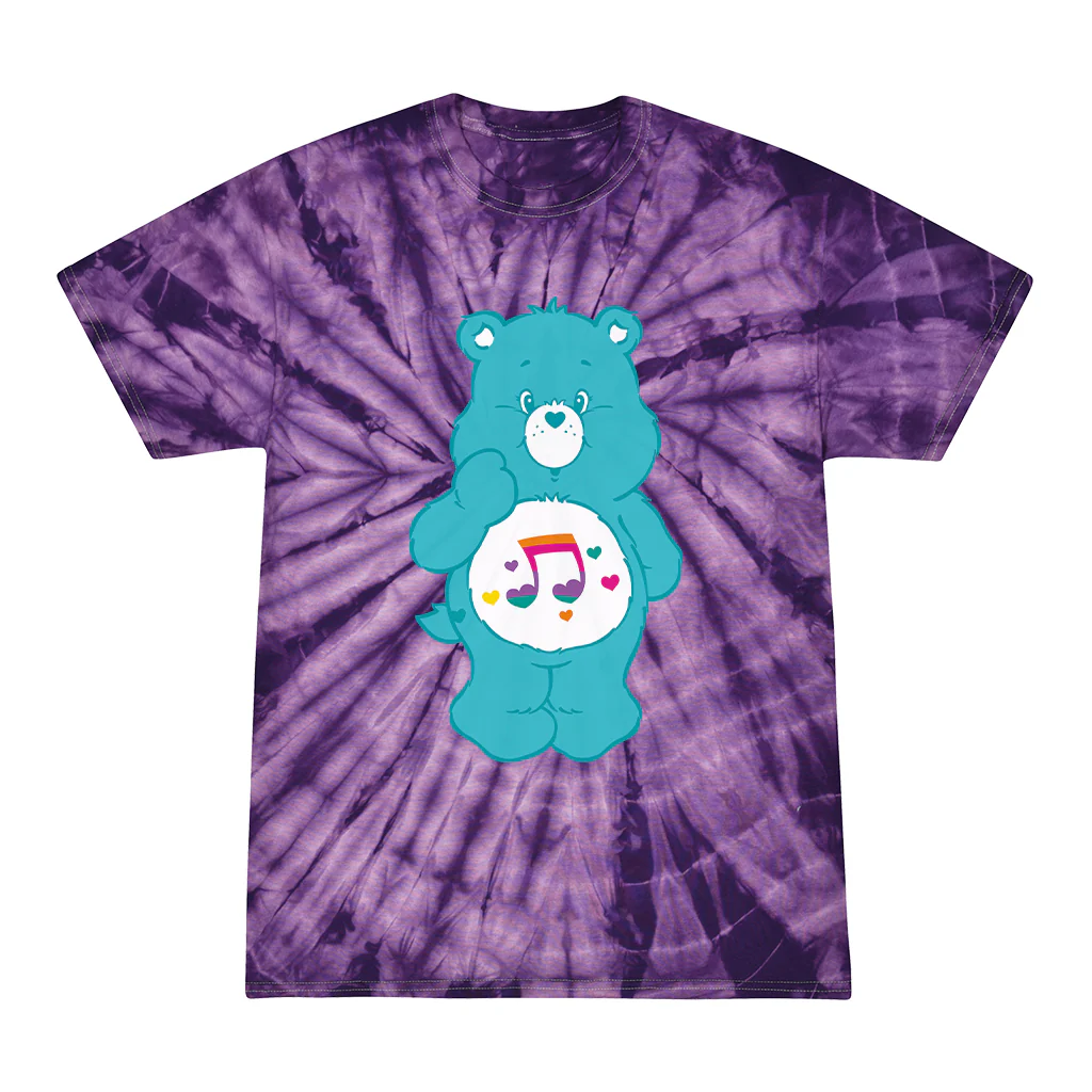 Heartsong Bear Tie Dye Kids T-Shirt - Image 3