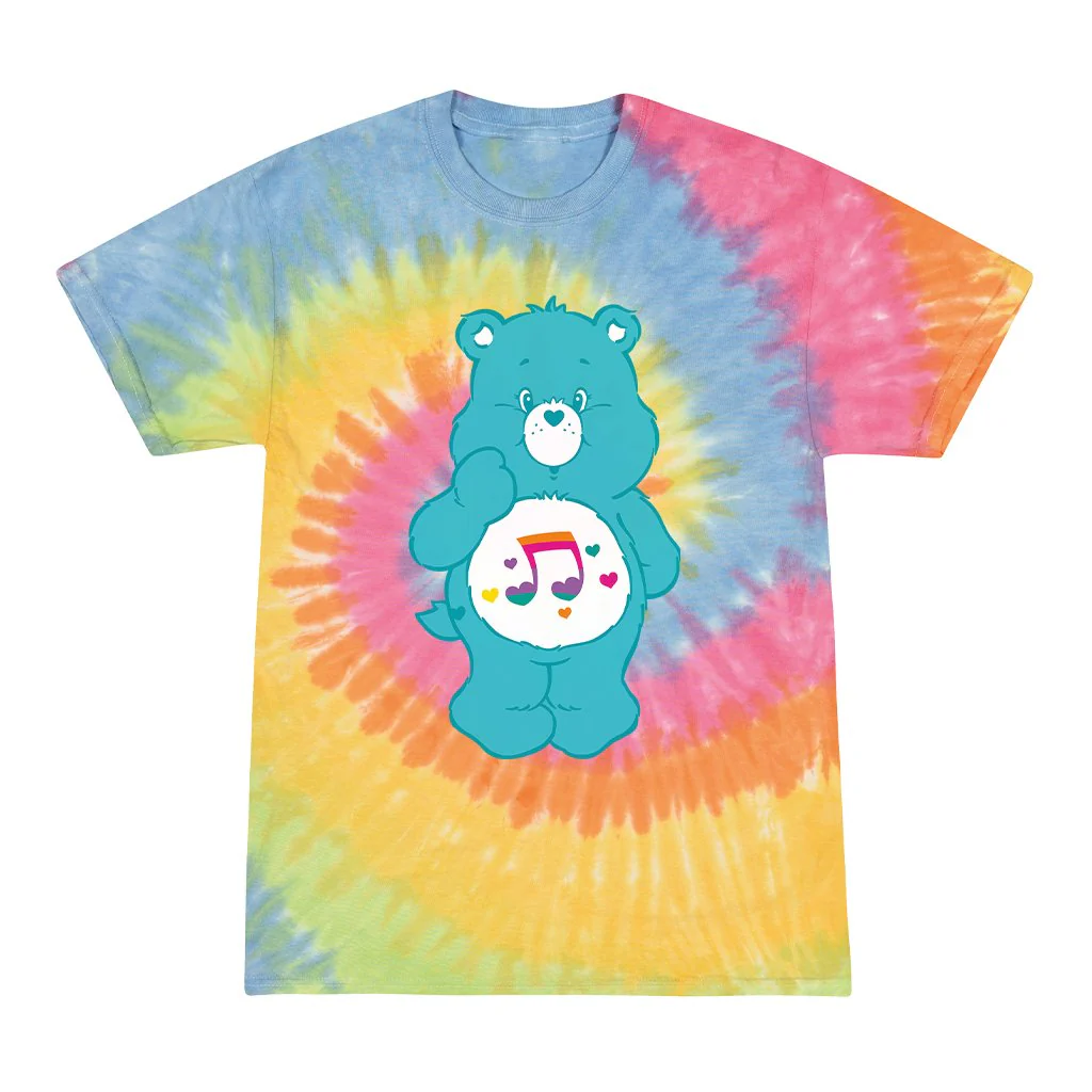 Heartsong Bear Tie Dye Kids T-Shirt - Image 6
