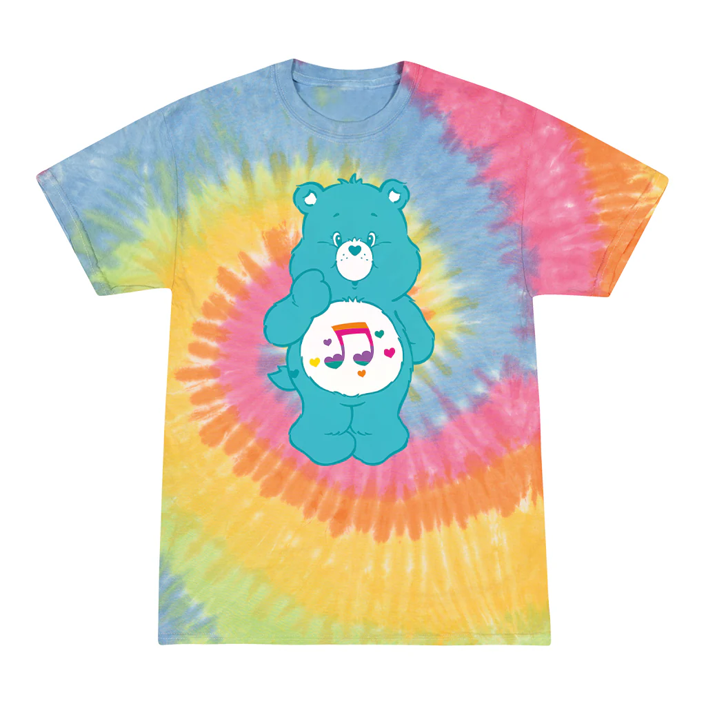 Heartsong Bear Tie Dye Men's T-Shirt