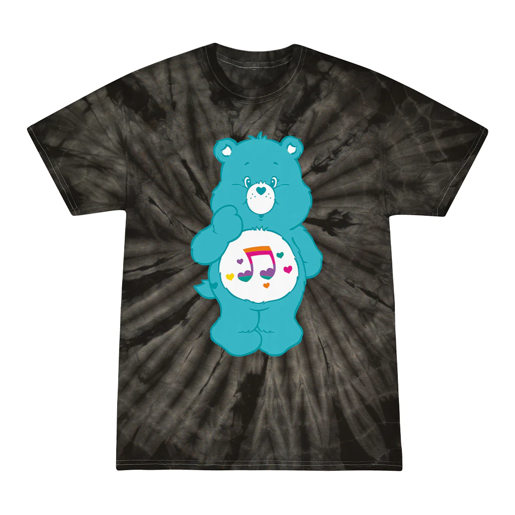 Heartsong Bear Tie Dye Men's T-Shirt - Image 3