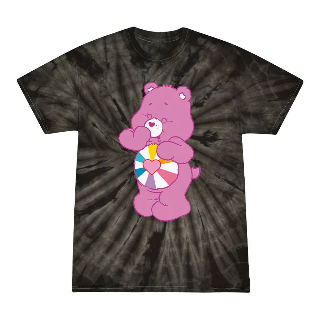 Hopeful Bear Tie Dye Men's T-Shirt - Image 3