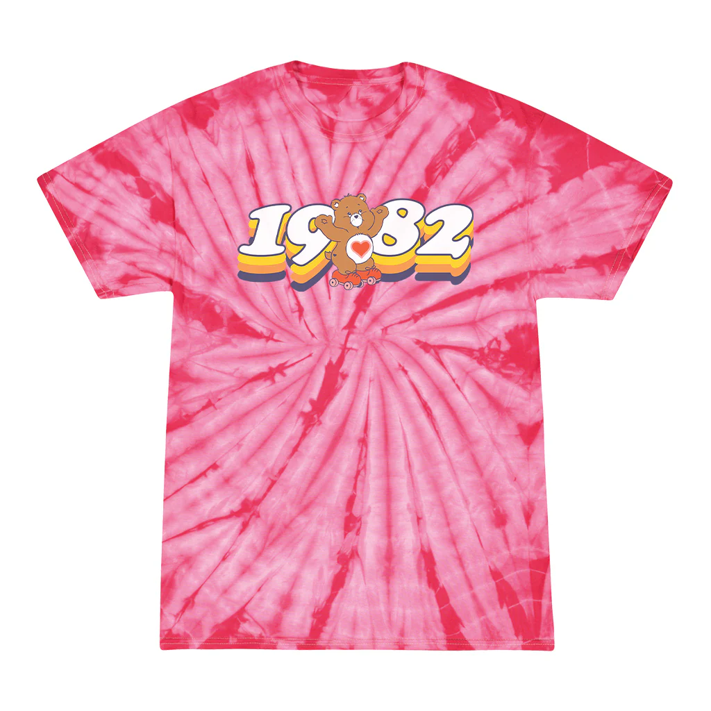 Tenderheart Bear 1982 Tie Dye Kids T-Shirt