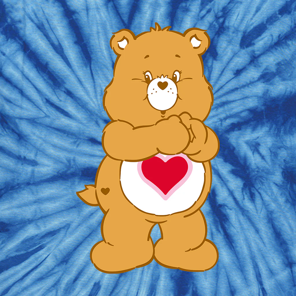Tenderheart Bear Tie Dye Kids T-Shirt - Image 5