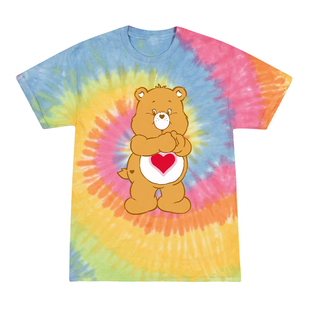 Tenderheart Bear Tie Dye Kids T-Shirt - Image 6