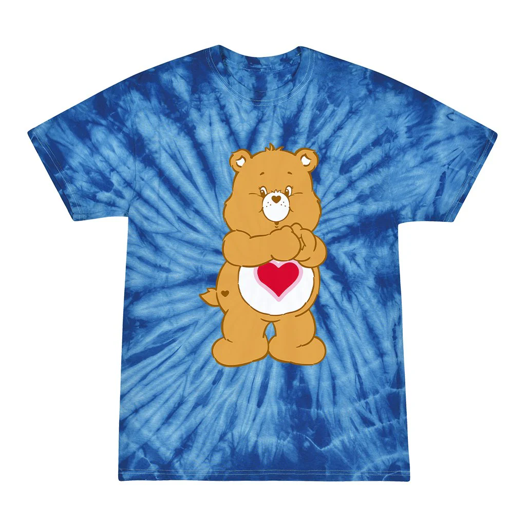 Tenderheart Bear Tie Dye Kids T-Shirt - Image 9
