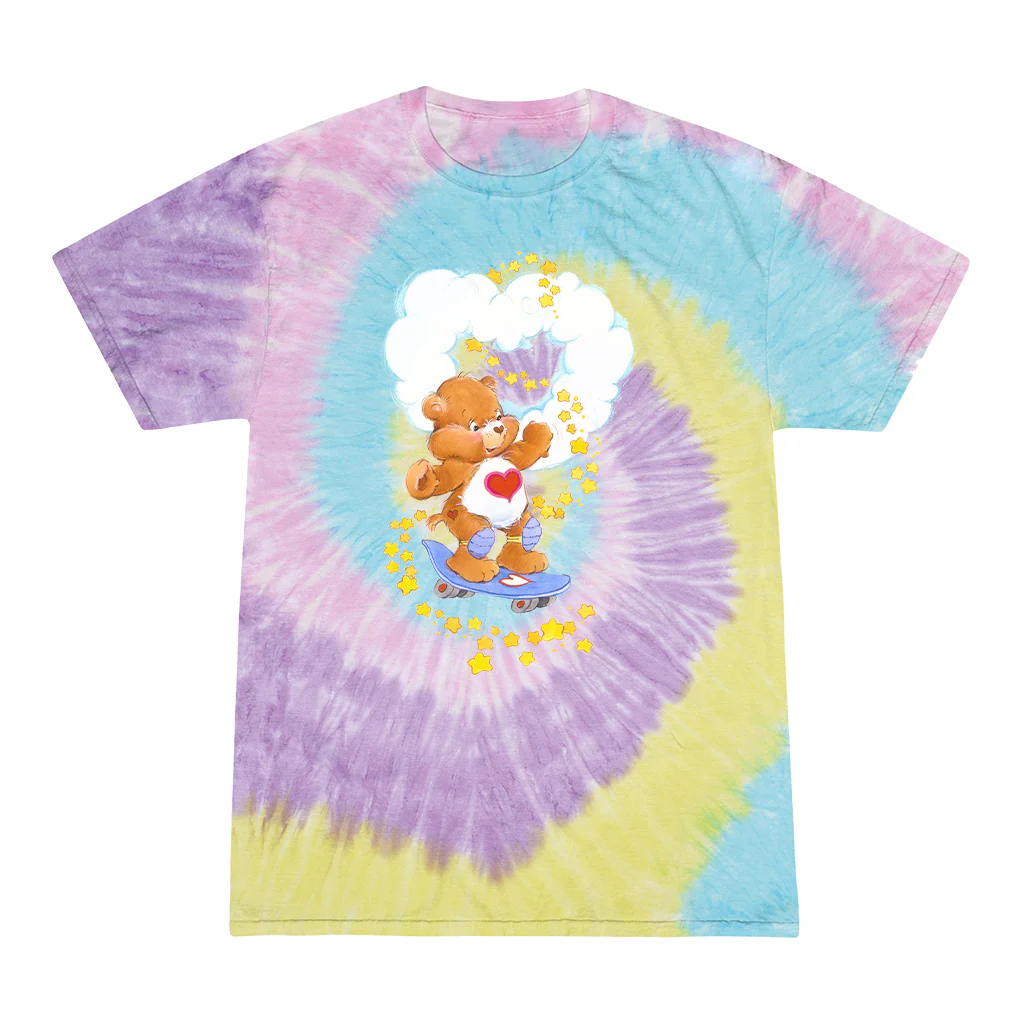 Tenderheart Bears Stars Tie Dye Women's T-Shirt - Image 3