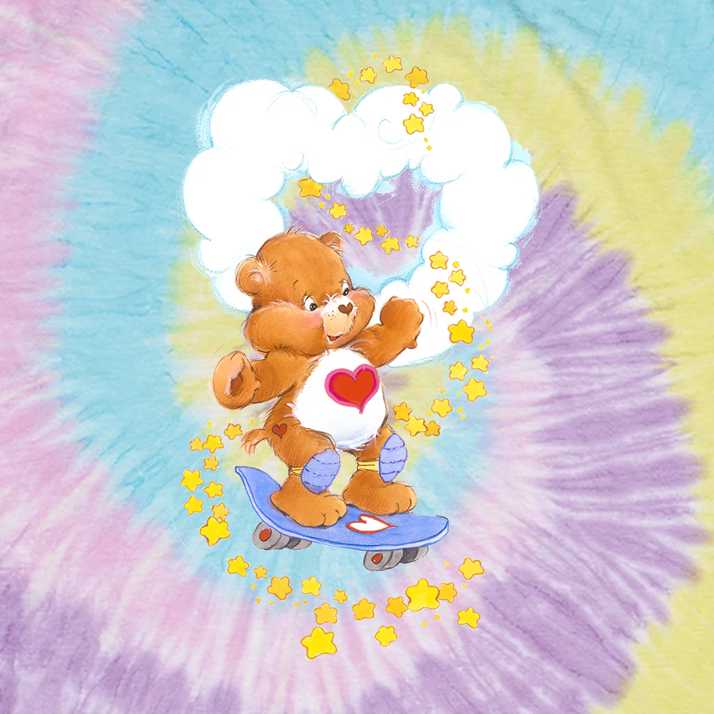 Tenderheart Bears Stars Tie Dye Women's T-Shirt - Image 4