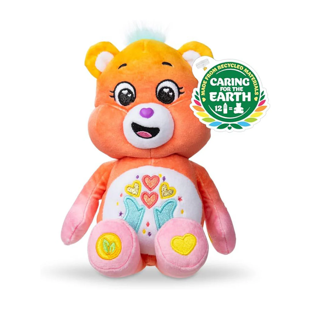 Thankful Heart Bear 22cm Sparkle Eco-Friendly Plush