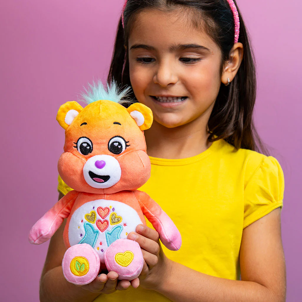 Thankful Heart Bear 22cm Sparkle Eco-Friendly Plush - Image 3