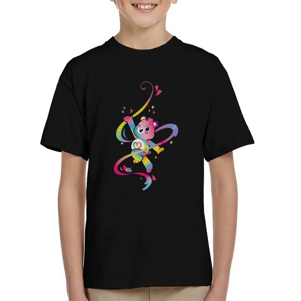 Togetherness Bear Rainbow Kids T-Shirt - Image 3