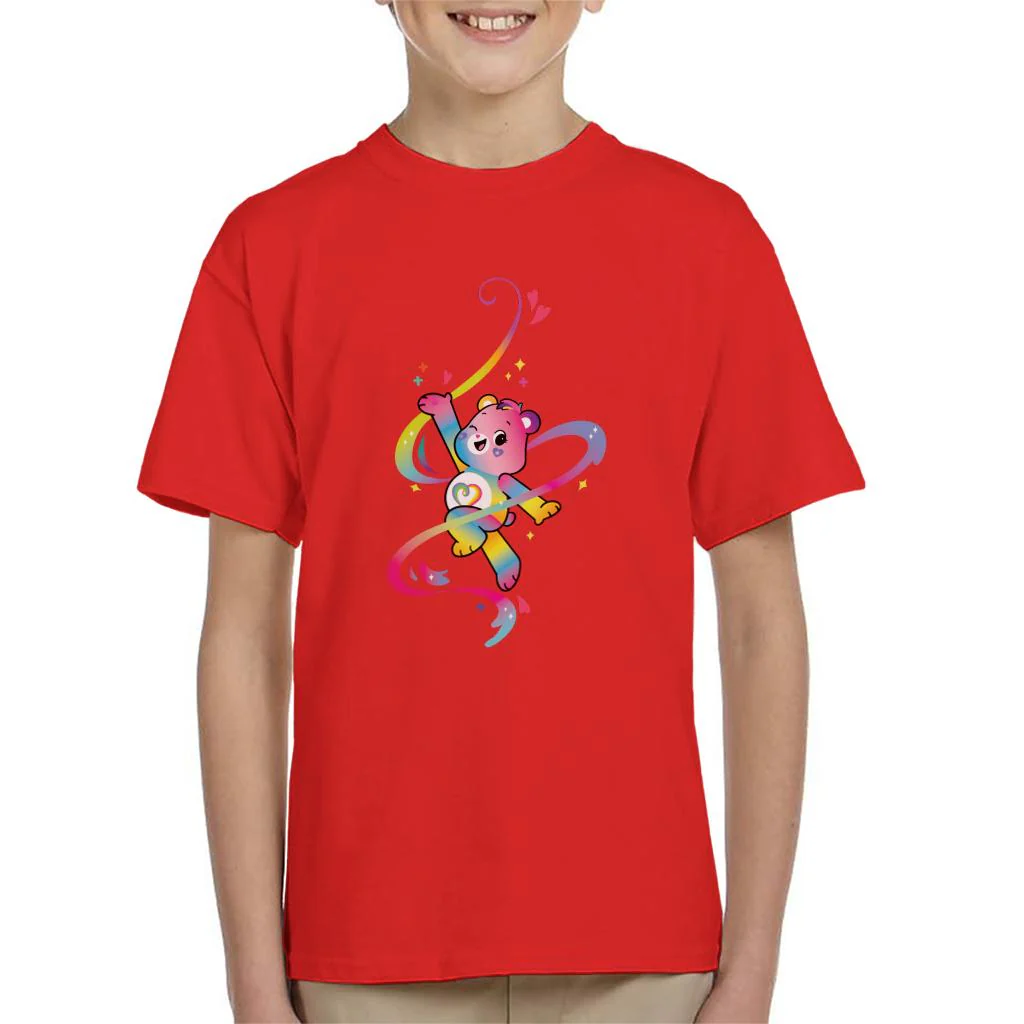 Togetherness Bear Rainbow Kids T-Shirt - Image 8
